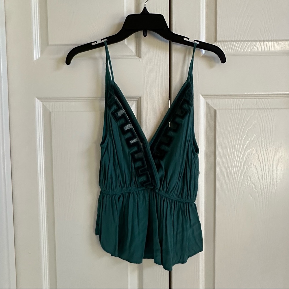 Free People Green Tank size XS
